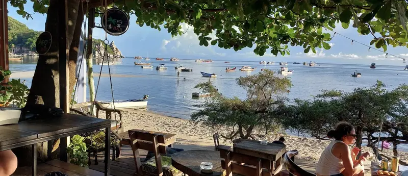 Terrace with bay view